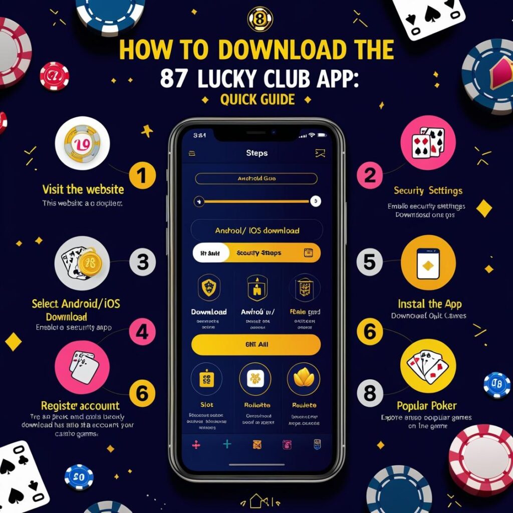 how to download 87 lucky club app